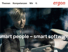 Tablet Screenshot of ergon.ch