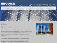 Tablet Screenshot of ergon.com