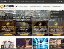 Tablet Screenshot of ergon.com.tr