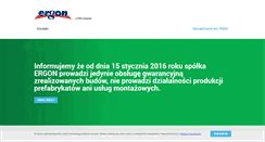 Desktop Screenshot of ergon.pl