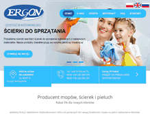 Tablet Screenshot of ergon.net.pl
